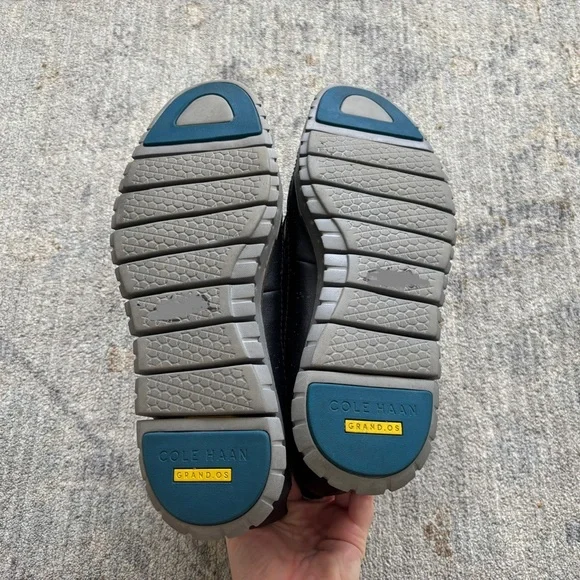 COLE HAAN Shoes Mens 11.5 Zerogrand Waterproof Tall Boots Shoes Black Classic - Picture 4 of 9